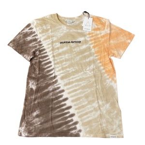 Eleven Paris Coral Sand Tie Dye Tee. Size M. NWT